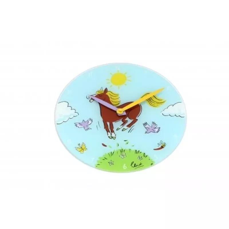 NeXtime kello 8812 Jump for joy, Ø30 cm, seinäkello, sininen/monivärinen