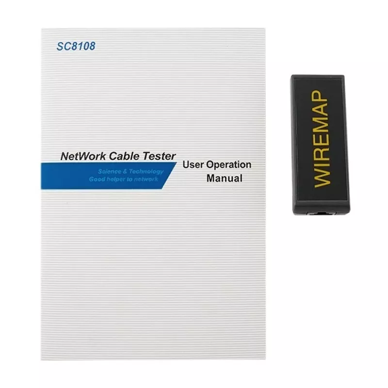 Kaapelitesteri QOLTEC 54279 — RJ45, RJ12, BNC-testilaite