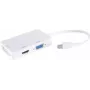shiverpeaks ®-BASIC-S--adapteri Mini DisplayPort -pistoke HDMI/DVI/VGA-liitäntään, valkoinen (BS10-01015)