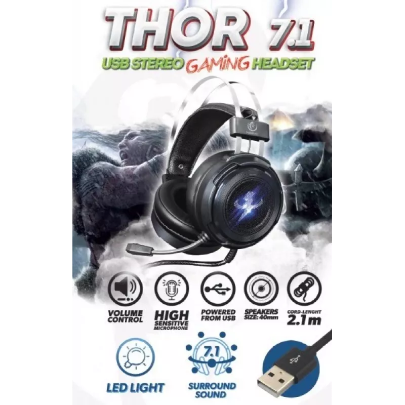 Stereo-kuulokkeet Rebeltec THOR RBLSLU00042