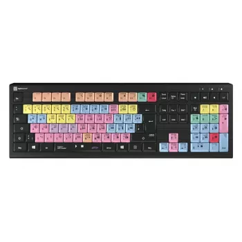 Logickeyboard ASTRA 2 USB QWERTZ näppäimistö musta täysikokoinen 108 näppäintä