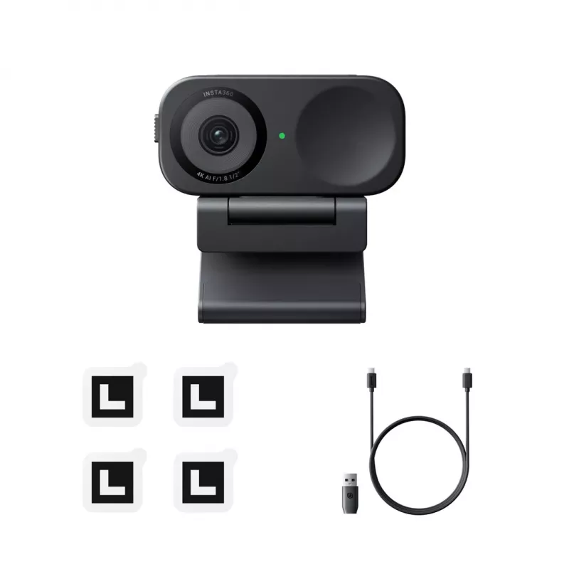 Web-kamera Insta360 Link 2C 3840 x 2160 pikseliä USB musta