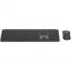 Logitech Signature ohut Combo MK950 - näppäimistö-hiiri-sarja - langaton - Bluetooth 5,1 LE - QWERTY - Nordic - grafiitti (920-012488)