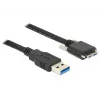 USB-kaapeli DeLOCK 83599 USB 3.2 Gen 1 3 m USB A Micro-USB B musta