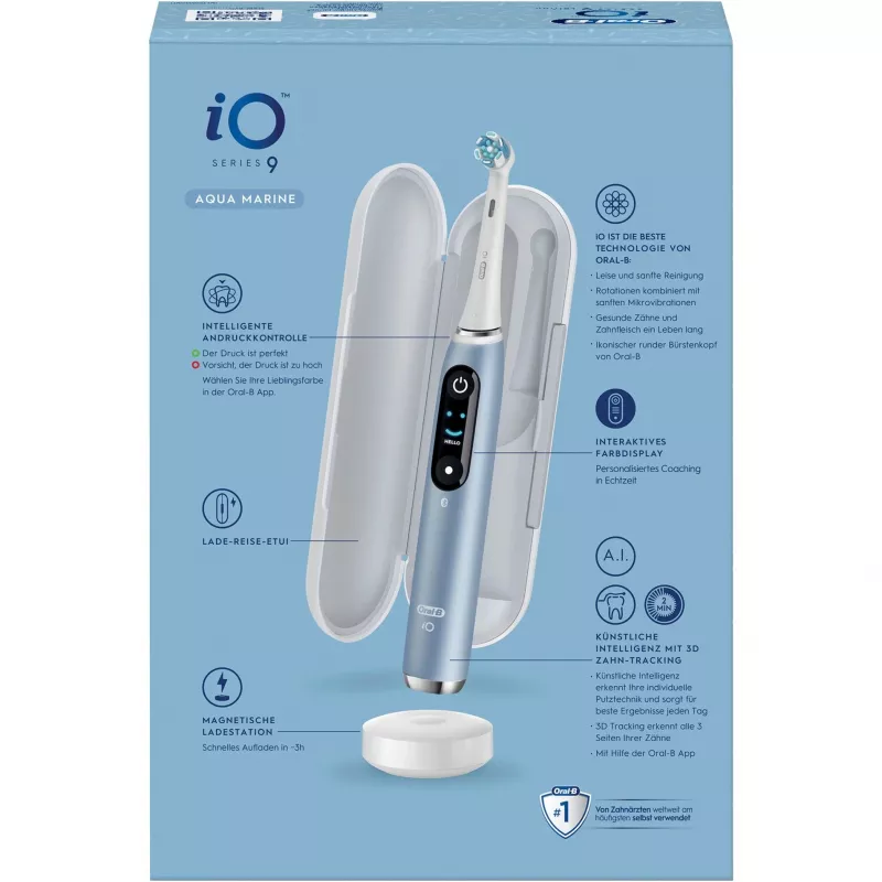 Braun iO 9 Aqua Marine Luxe sininen