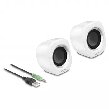 Kaiutin DELOCK mini stereo 27008, 2W
