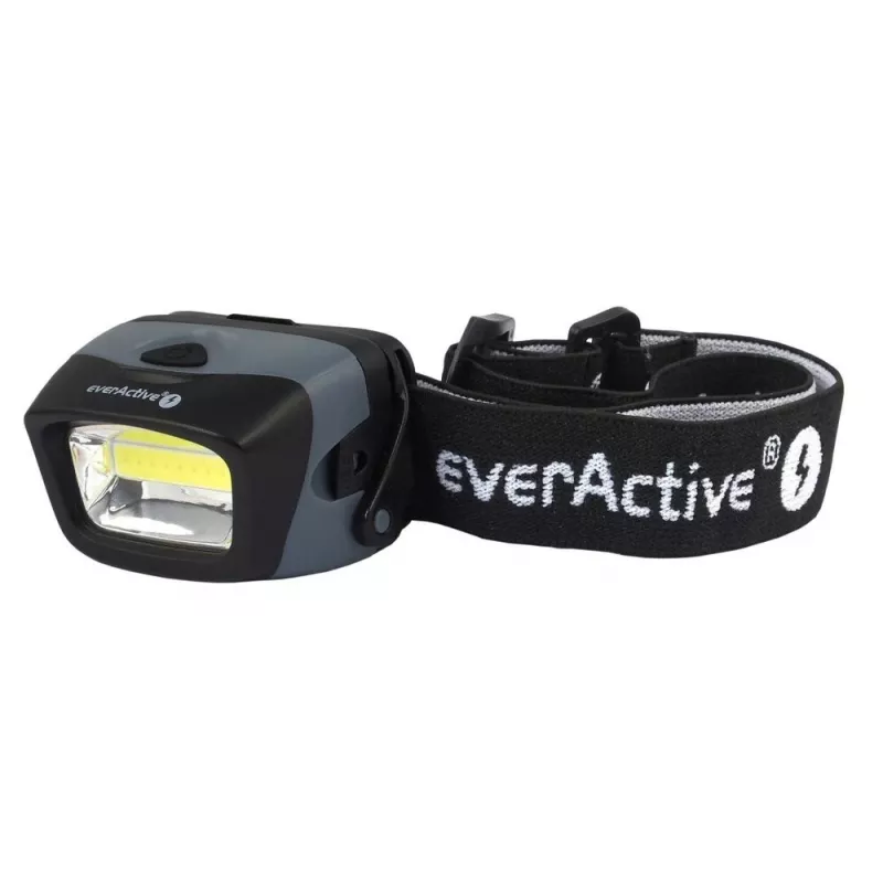 everActive HL-150 otsalamppu, 150 lm, 3 W, IPX4, 3×AAA, musta