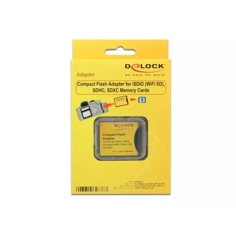 Flash-muistikorttisovitin DeLOCK 62637