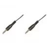 Ääniliitäntäkaapeli stereo Digitus AK-510100-015-S