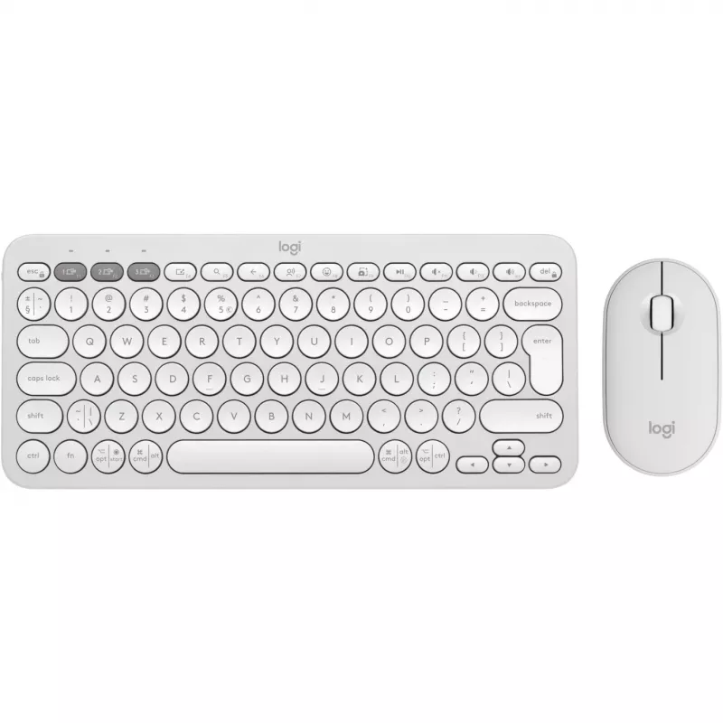 Langaton näppäimistö-hiiri-sarja Logitech Pebble 2