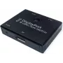 VALUE 14.99.3587 Kaksisuuntainen 4K DisplayPort-kytkin, 2-tie, 3840 x 2160, 60 Hz, musta