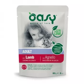Oasy Chunks in Soße Adult LAMMAS 85 g