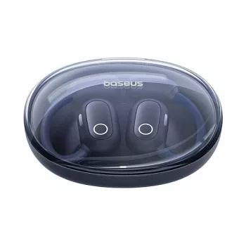 Baseus Eli Sport 1 Open-Ear TWS Cosmic musta USB-kaapeli