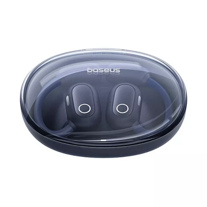 Baseus Eli Sport 1 Open-Ear TWS Cosmic musta USB-kaapeli
