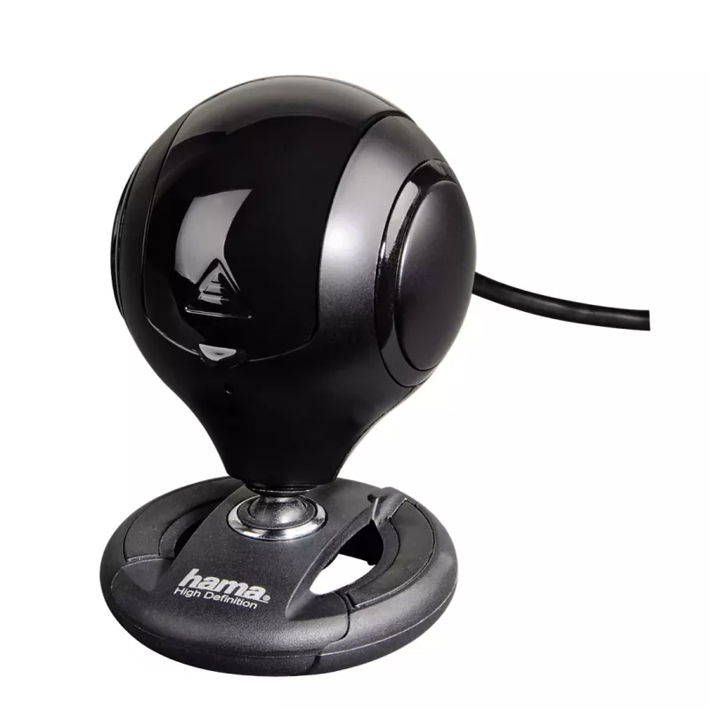 Hama 00053950 Spy Protect HD -web-kamera, 1,3 MP, 1280 x 720, 30 kuvaa/s, sisäänrakennettu mikrofoni, USB 2.0, musta