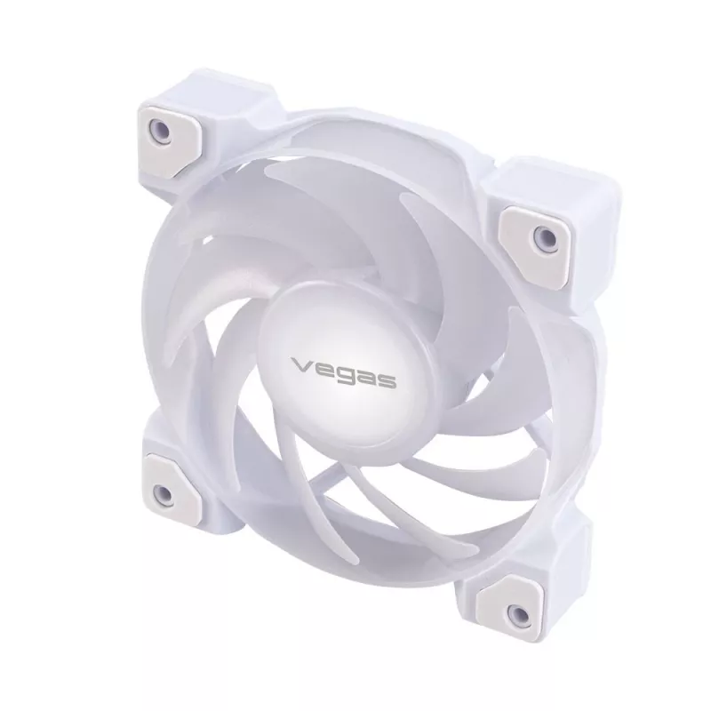 AKASA VEGAS A12 120 mm ARGB -kotelotuuletin - valkoinen