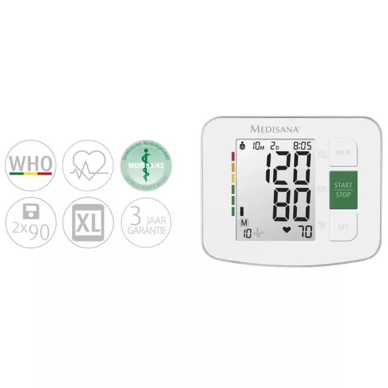 Medisana BU 512 olkavarsiverenpainemittari (51162)