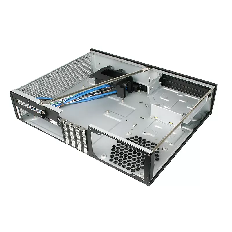 SilverStone MILO ML03 - Desktop - Mikro-ATX - ilman virtalähdettä (ATX / PS/2) - musta - USB/audio (SST-ML03B-R)