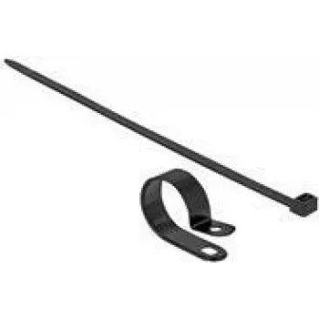 Johtokaapelikiinnike DeLOCK 18876 nailon musta 300 mm 10 kpl