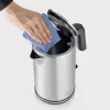 Severin WK 3449 vedenkeitin — 1,7 l, 2400 W, ruostumaton teräs/muovi, musta-hopea