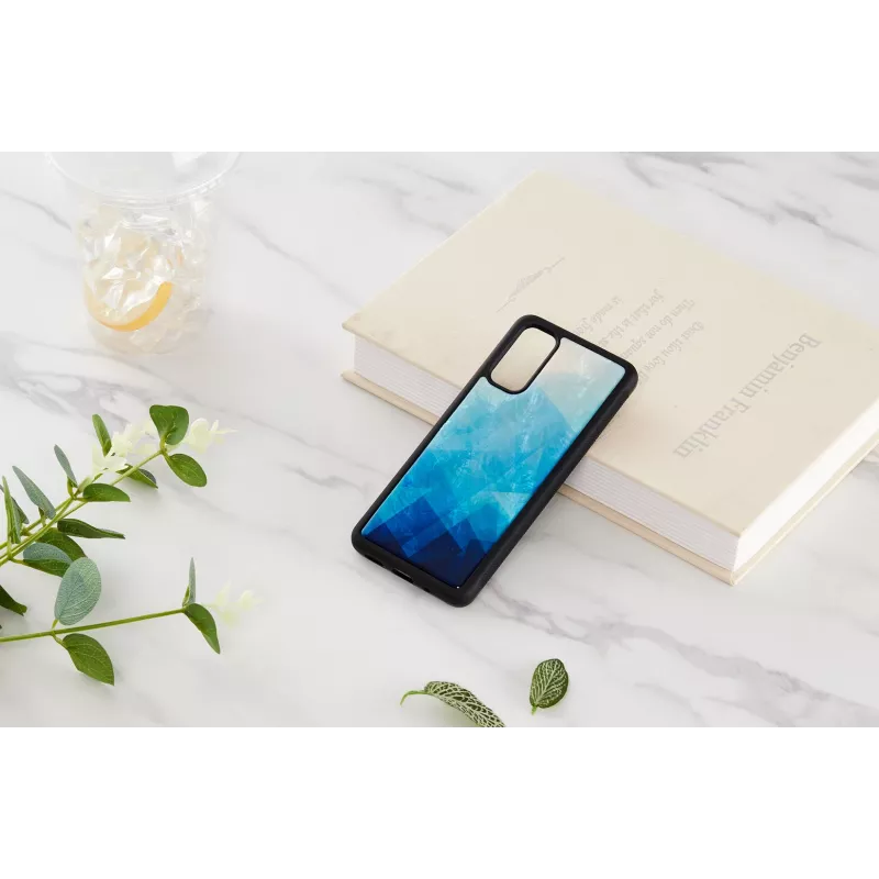 iKins suojakotelo Samsung Galaxy S20:lle — blue lake musta viimeistely