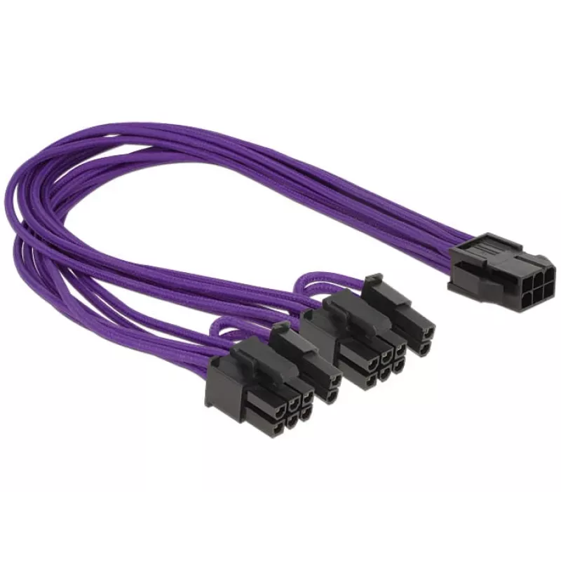 DeLOCK PCI Express -kaapeli 6-pin - 2 x 8-pin 0,3 m