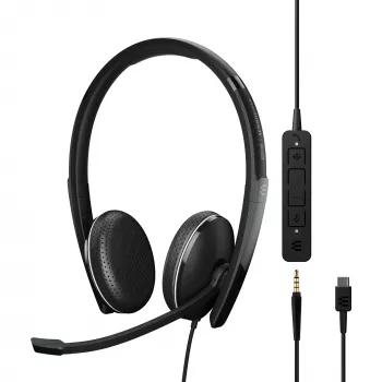EPOS ADAPT 165T USB-C II kuulokemikrofoni musta