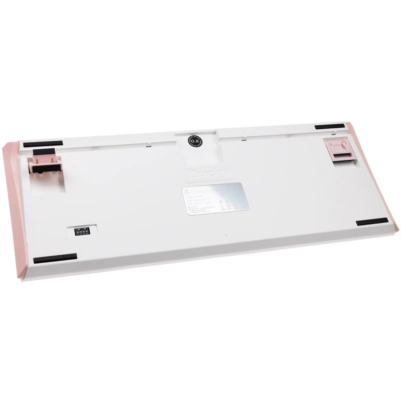 Ducky One 3 TKL Gossamer Pink näppäimistö pelaaminen USB saksa vaaleanpunainen, valkoinen