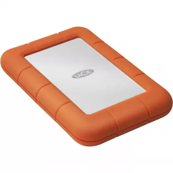 Rugged Mini 5 TB, ulkoinen kiintolevy (hopea/oranssi, Micro-USB-B 3.2 Gen 1 (5 Gbit/s))