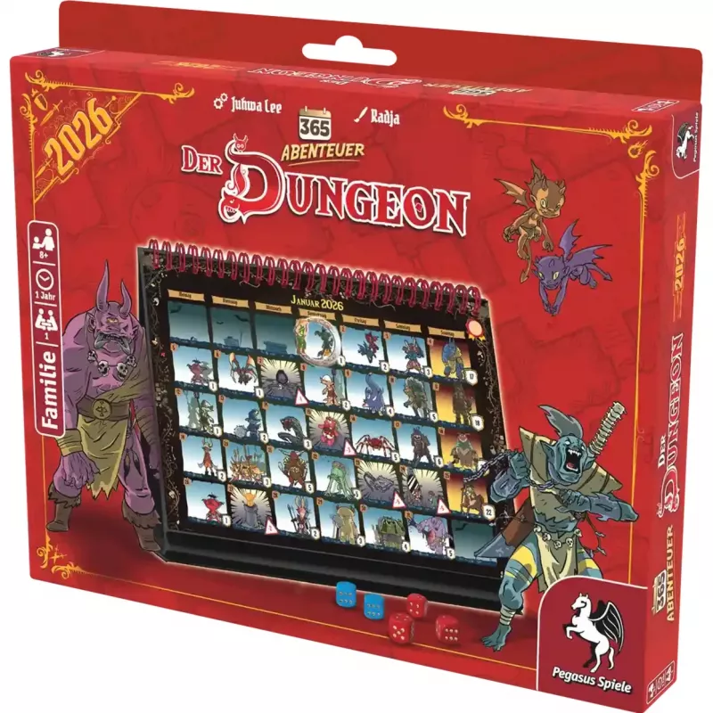 365 adventure – Der Dungeon (Edition 2026), pulmapeli