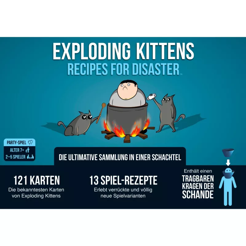 Exploding Kittens - Recipes for Disaster, korttipeli