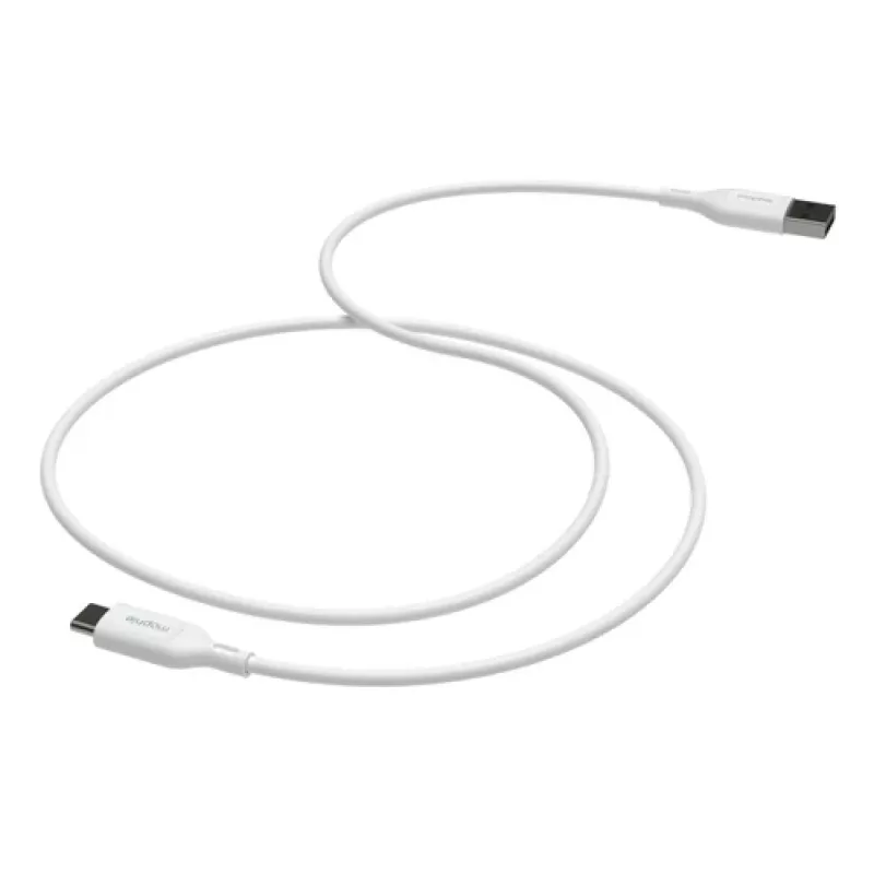 mophie essentials USB-C - USB-A | latauskaapeli 2 m, valkoinen, 2 m, USB A, USB C, valkoinen