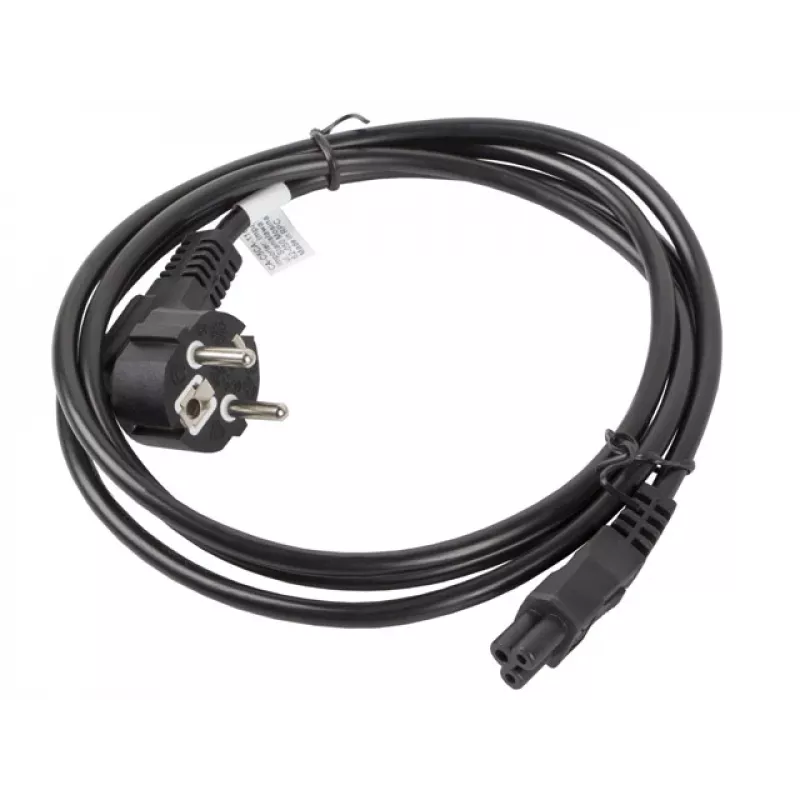 Lanberg CA-C5CA-11CC-0018-BK virtakaapeli musta 1,8 m CEE7/7 C5-liitin (CA-C5CA-11CC-0018-BK)