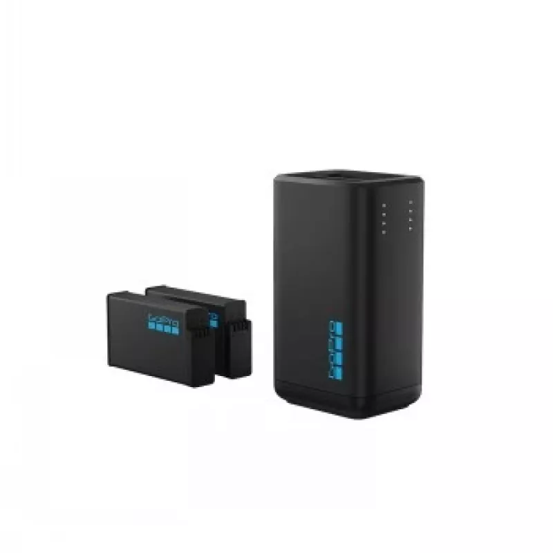 Kamera-akkulaturi GoPro MAX2 Dual Battery Charger 2 akulla