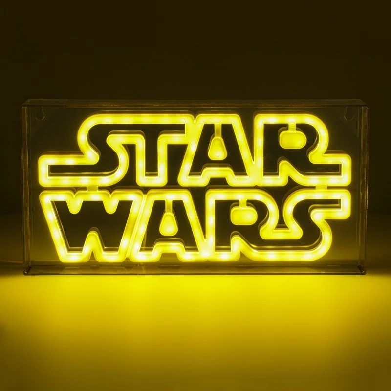 LED-neonvalo Paladone Star Wars Design PP13123SW – koristeellinen LED-kyltti seinälle tai hyllylle