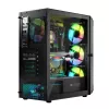 LOGIC CONCEPT Portos ARGB ATX Mid-Tower-kotelo, musta