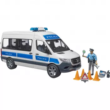 Mercedes-Benz Poliisi Sprinter -setti figuurilla ja valo-/äänimoduulilla