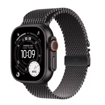 Älykello Apple Watch Ultra 3 GPS + Cellular 49 mm Black Titanium -kotelo Black Titanium Milanese Loop -rannekkeella Medium