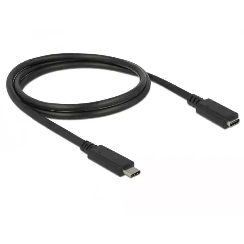 USB-kaapeli DeLOCK 85533 USB 3.2 Gen 1 1 m USB-C musta