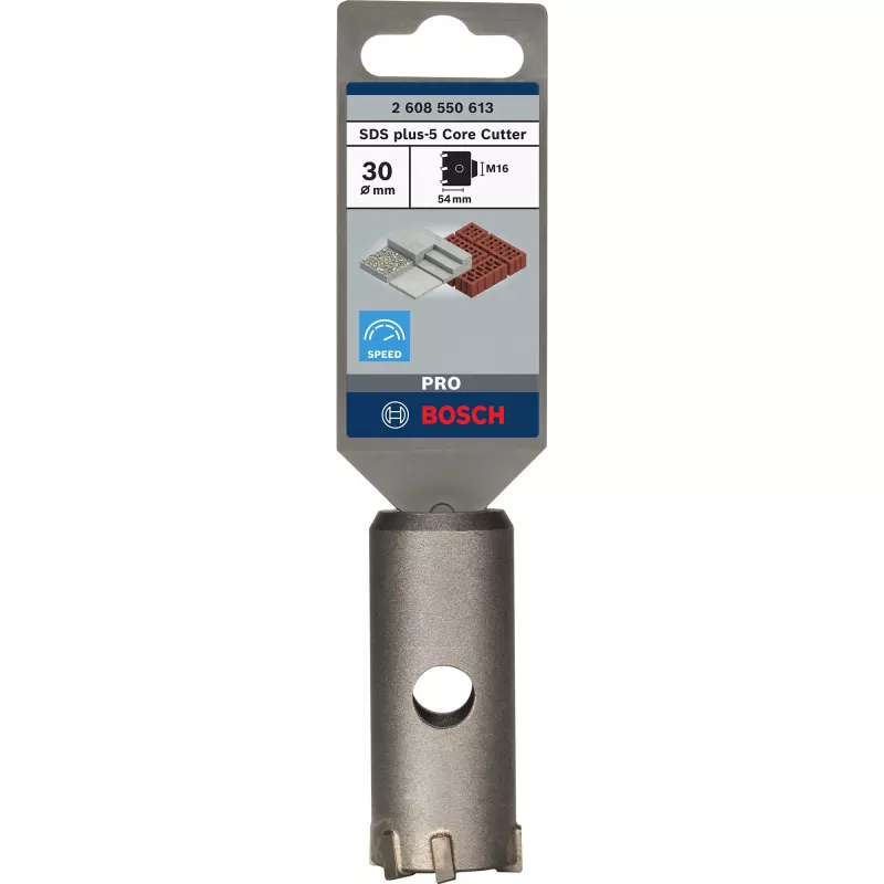 Bosch SDS plus-9 CoreCutters sarja, yksittäinen, pora, metalli, 80 g, 1 kpl, 1 kpl