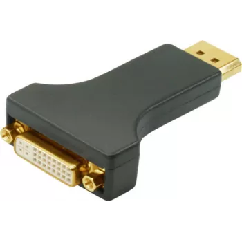 Liitin DisplayPort DVI musta S/CONN SI-77402