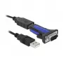 Sarjakaapeli DeLOCK 66280 USB Type-A DB-9 0,8 m musta
