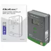 Qoltec, aurinko-MPPT-lataussäädin lämpötila-anturilla 20A 12V/24V LCD-näyttö 2 X USB