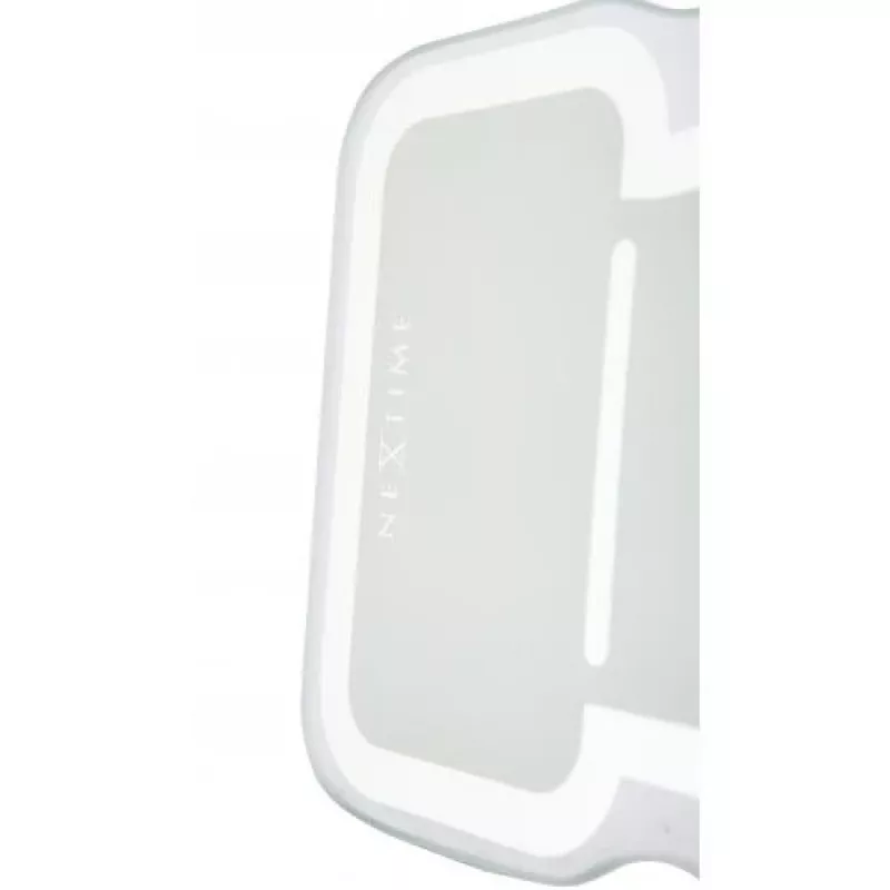 NeXtime kello 5185wi Mini Thumbs Up, 20,5x21 cm, seinäkello, valkoinen/hopea