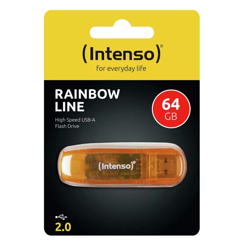 USB-muistitikku Intenso 64 GB USB Type-A 2.0 oranssi