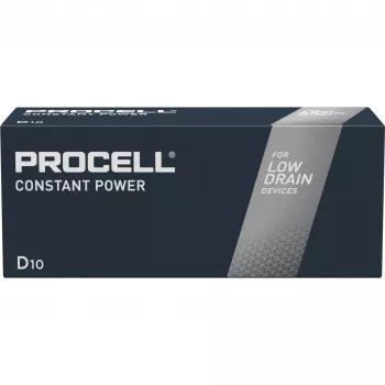 Alkali D-paristo Procell INTENSE POWER 1,5 V – suuritehoinen, 10 kpl:n pakkaus