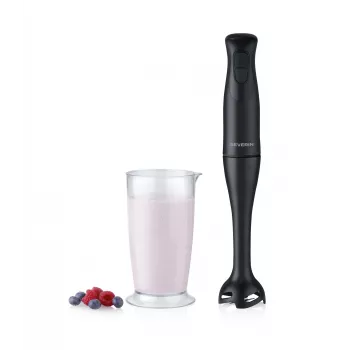 Severin SM 3761 sauvasekoitin — 350 W, 0,7 l kulho, 1 m johto, musta