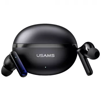 Bluetooth-kuulokkeet Usams TWS E02 ANC+ENC musta