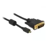 Videokaapeli-adapteri DeLOCK 83586 Micro-HDMI - DVI-D 2 m musta