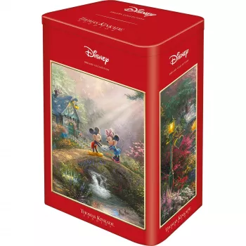 Thomas Kinkade Studios: Mickey & Minnie nostalgisessa metallipurkissa, palapeli 500 palaa